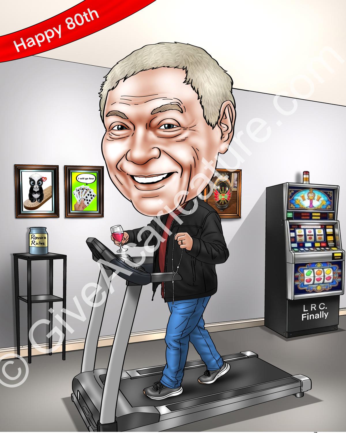 caricature for Kim R.